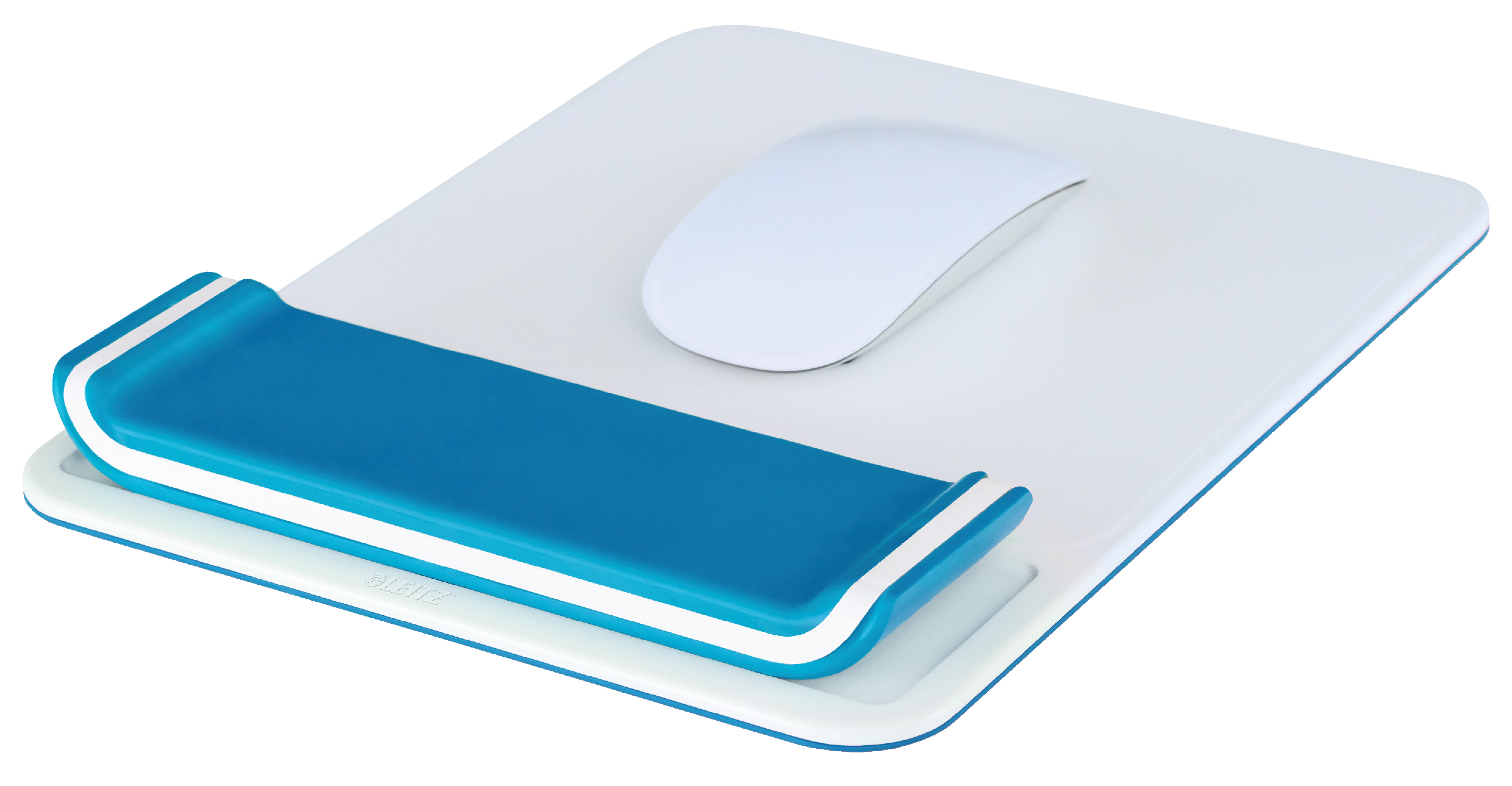 Tapis a souris repose-poignet bleu - Accessoires d'ordinateur