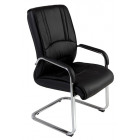 FAUTEUIL VISITEUR CUIR MICHELLE