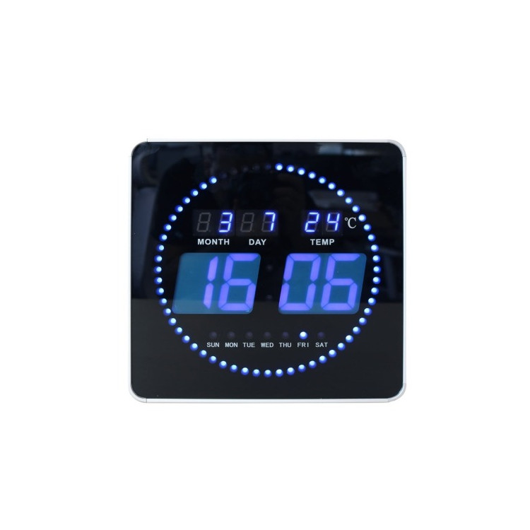 HORLOGE AFFICHAGE LED bleu