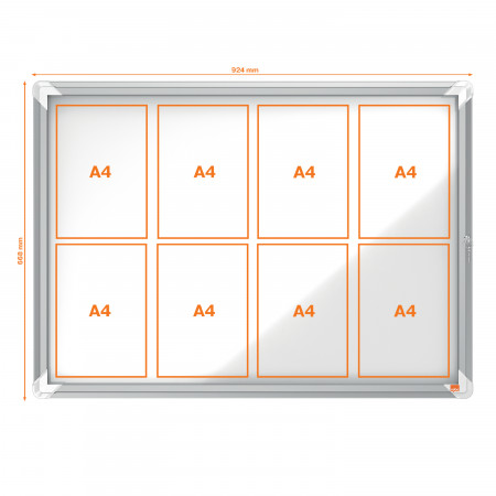 VITRINE EXT.ALU 8 F. H 67XL103