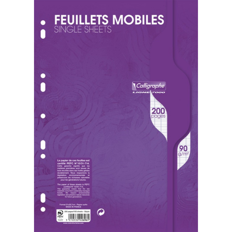 FEUILLE DOUBLE A4